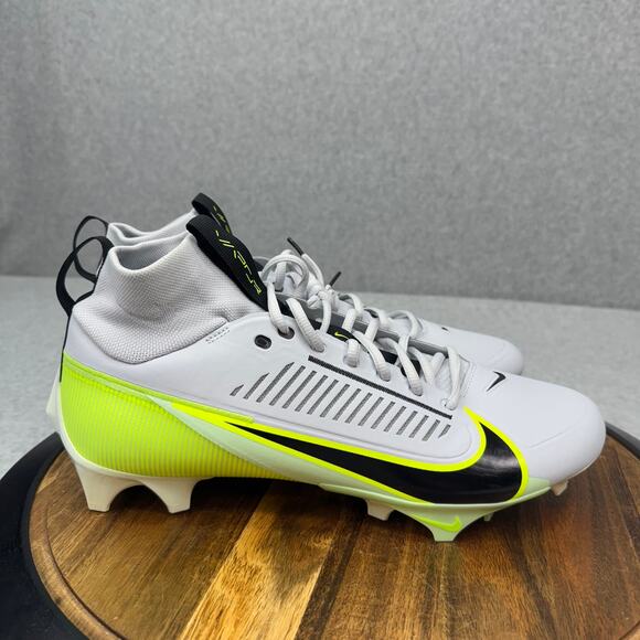 Nike Vapor Edge Pro 360 2 Men's 13 Platinum Volt Gray Green Football Cleats - Picture 1 of 7